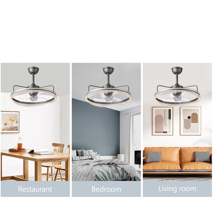 Modern Fancy Decorative LED Ceiling Light Chandelier Remote Control Electric Power Source Pendant Lamp Household Hotel