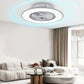 Intelligent DC LED Ceiling Fan Light Low Noise Air Cooling Fan Bedroom Hotel Remote Control Electric Source