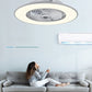 Intelligent DC LED Ceiling Fan Light Low Noise Air Cooling Fan Bedroom Hotel Remote Control Electric Source