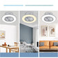 Intelligent DC LED Ceiling Fan Light Low Noise Air Cooling Fan Bedroom Hotel Remote Control Electric Source