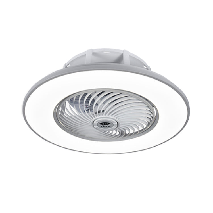 Intelligent DC LED Ceiling Fan Light Low Noise Air Cooling Fan Bedroom Hotel Remote Control Electric Source