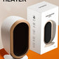 High-Power PTC Ceramic Electric Heater Portable Vertical Desk Fan for Home Office Bedroom