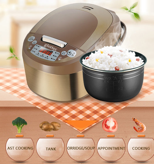 Essential Smart Digital Electric Rice Cooker for Household Outdoor Multi-Function Automatic Keep Warm Feature Kitchen Appliance