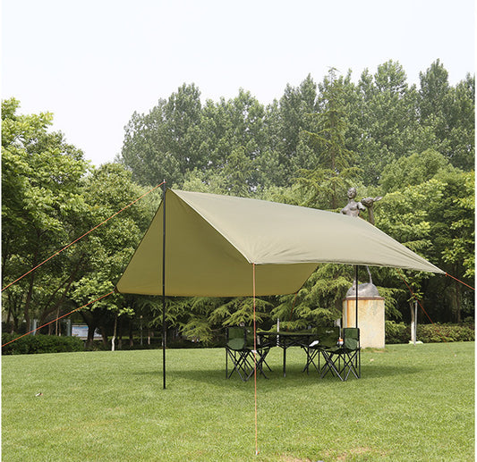 Camp waterproof sunblock hexagonal sunshade tent awning