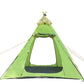 Outdoor camping tent iron pole windproof waterproof camping tent