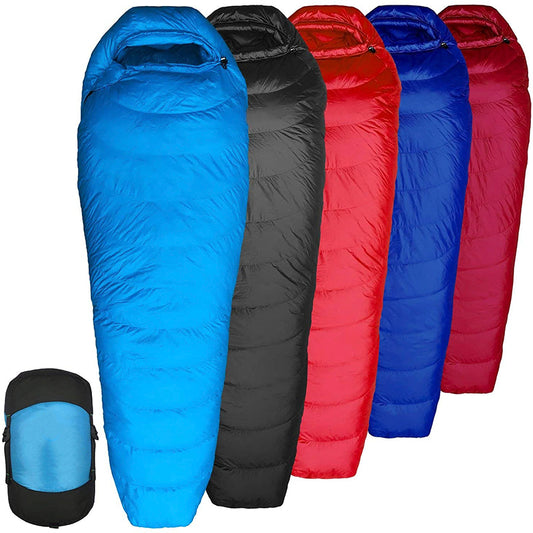 Outdoor travel camping hiking walking duck down super light sleeping bag